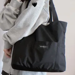 Tote Bag Oxford Cloth Large Capacity - Black - View 1