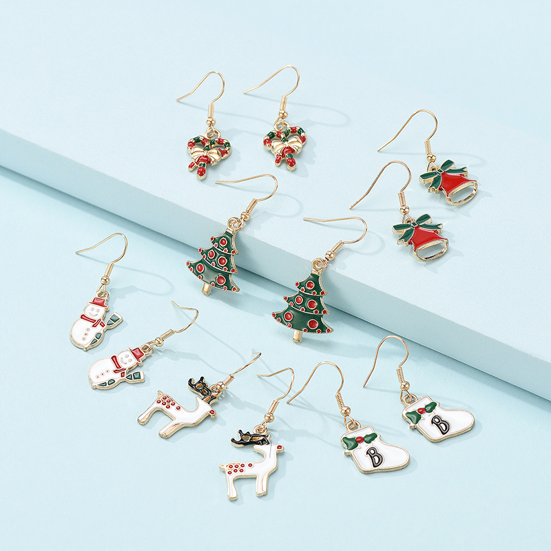 Personalized Solid Color Dual-use Short Earrings