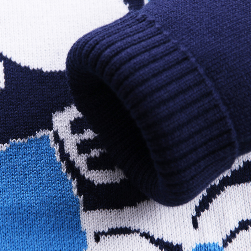 Boys Knitwear Double Layer Warm Sweater