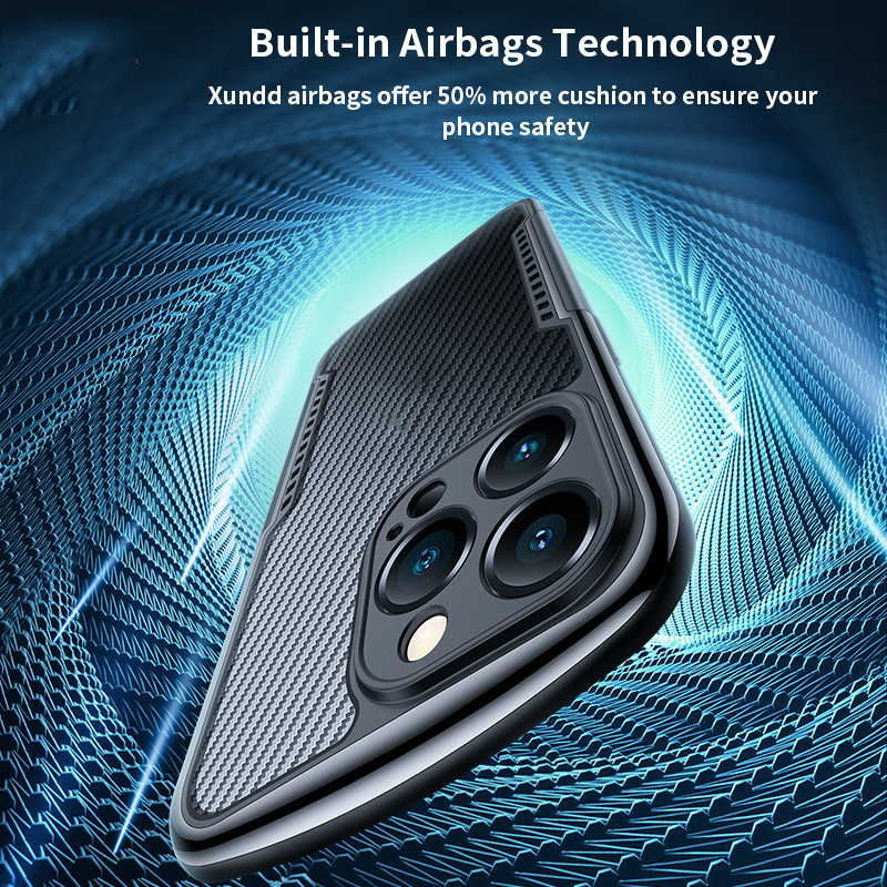 Simple Airbag Drop Proof Transparent Plastic Phone Case - Image 2