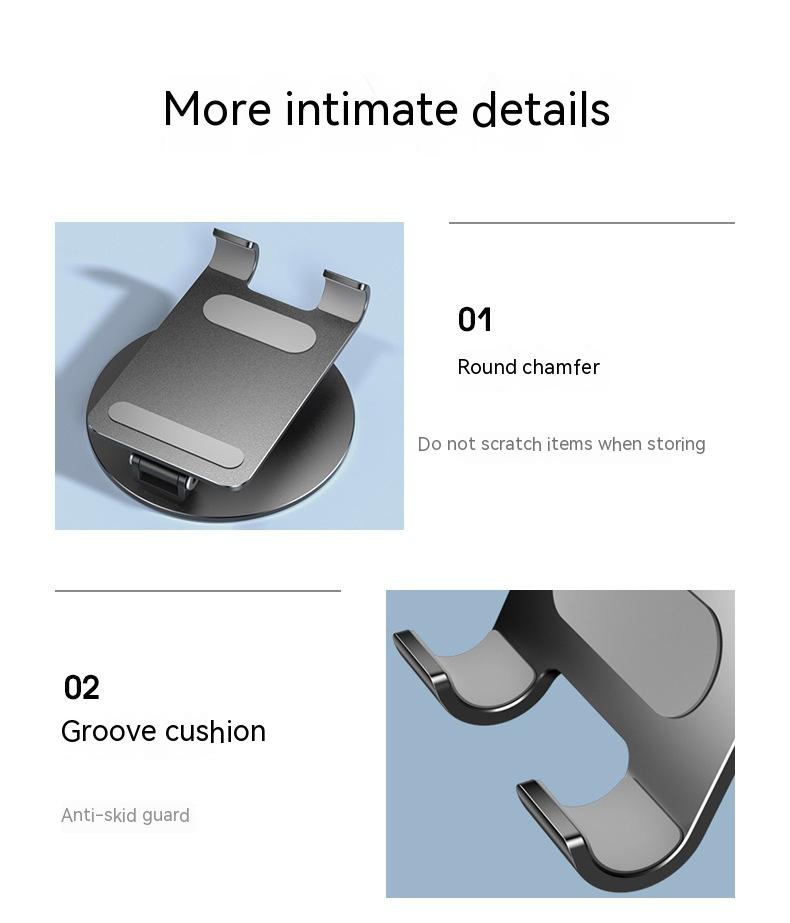 Mobile Phone Tablet Aluminum Alloy Rotating Adjustable Multifunction Bracket - Image 5