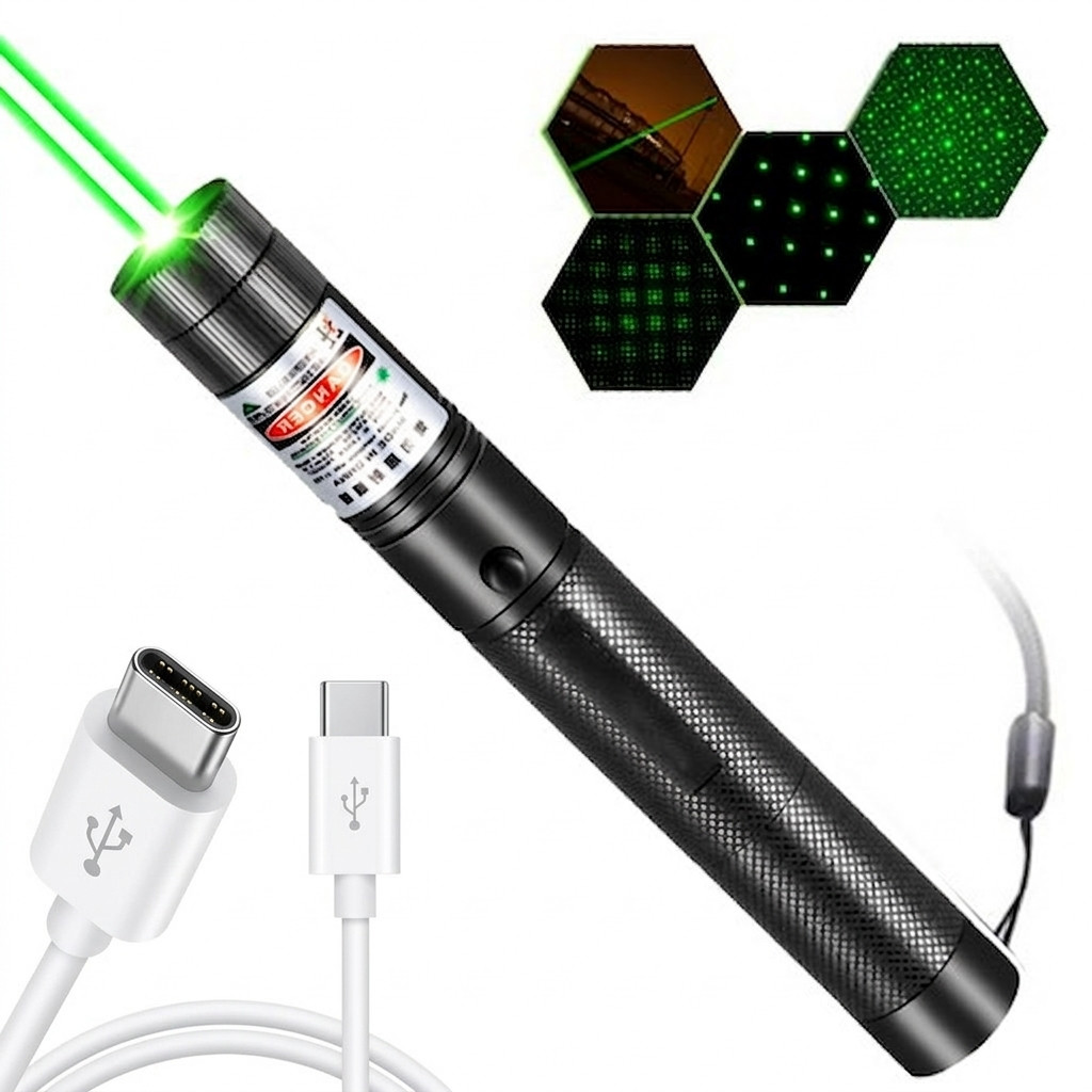 Strong Beam Green Laser Pointer Pen 533nm Lazer Torch Rechargeable — image 8