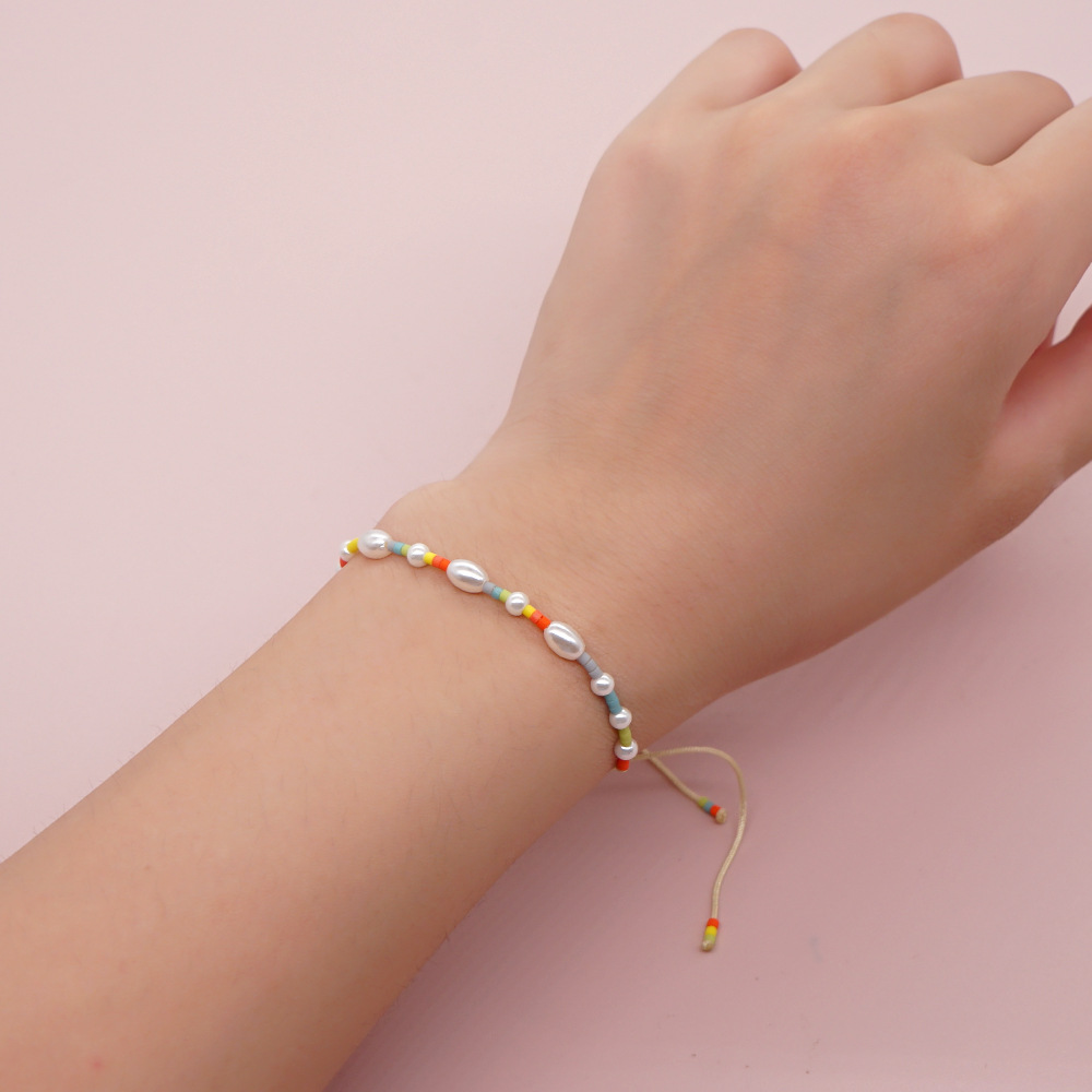 Title 1, Bracelet de perles tressé à la main pour femmes