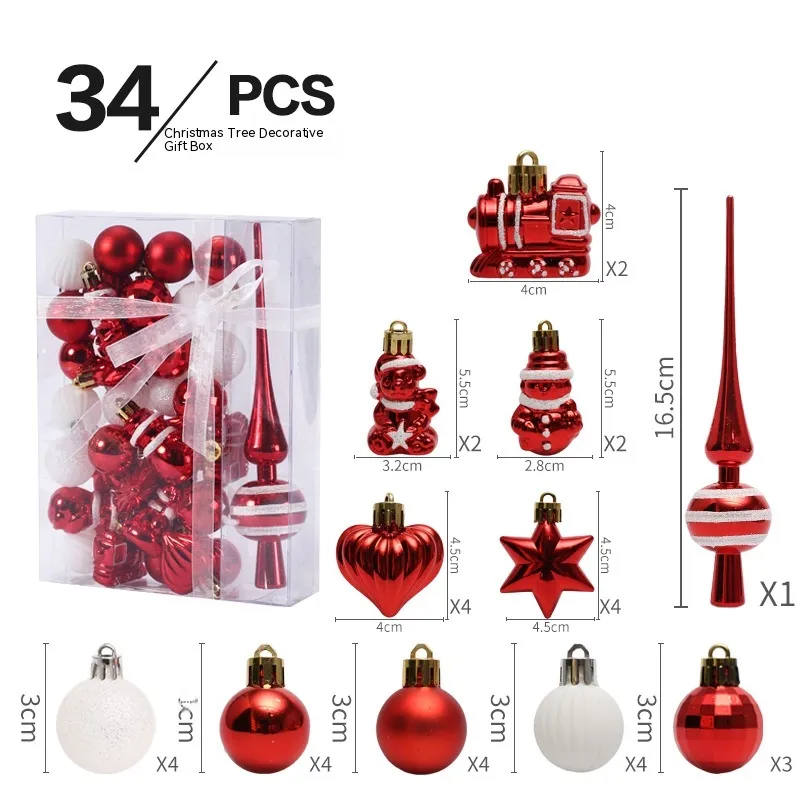 Christmas Decorations Ball Set Christmas Tree Pendant – image 6
