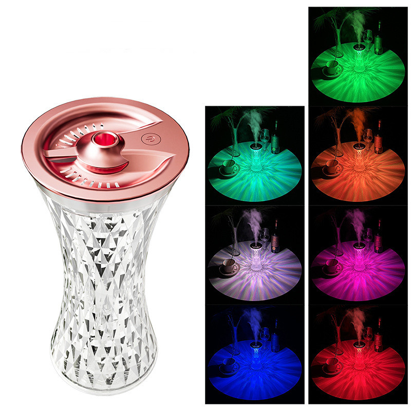 Wild Waist Humidifier Desktop Atomizer Romantic Atmosphere Lamp Crystal Lamp Night Light — foto 5