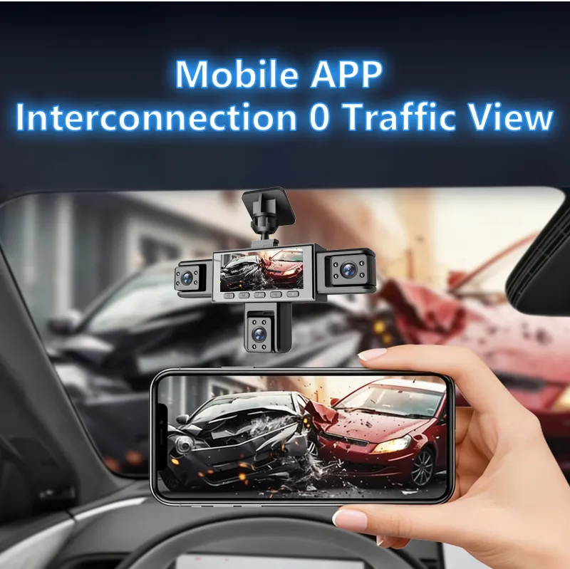 Five Camera Driving Recorder, 1080P High-definition Night