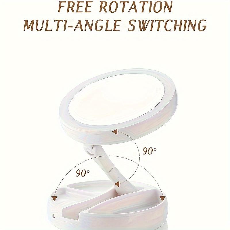 LED Illuminated Makeup Mirror, High-definition Desktop Vanity Mirror, A Must-have For Girls' Dormitories And Bedrooms.