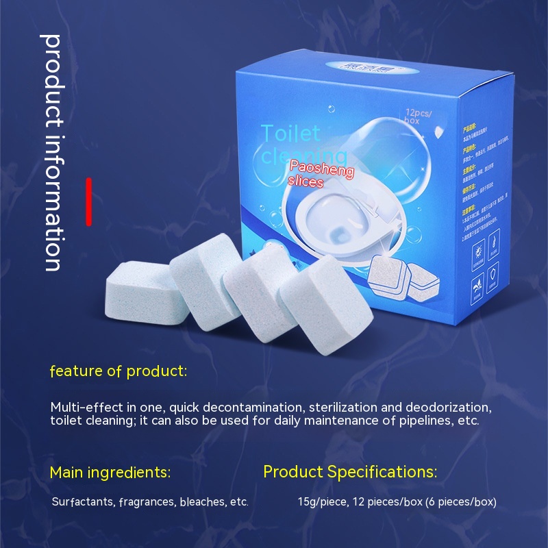 Title 2, Odor Automatic Cleaner Effervescent Tablets