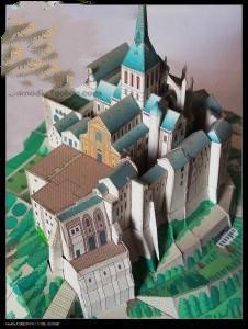 Title 4, Baue das Kloster Saint Michel als 3D-Papiermode...