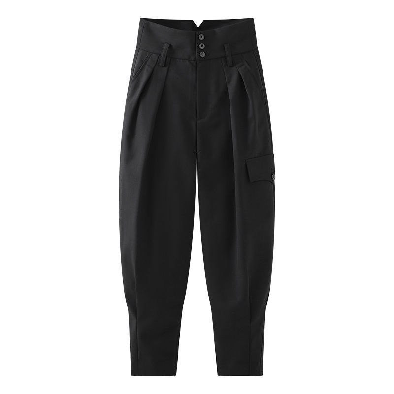 Title 3, Damesmode losse pantalon met hoge taille