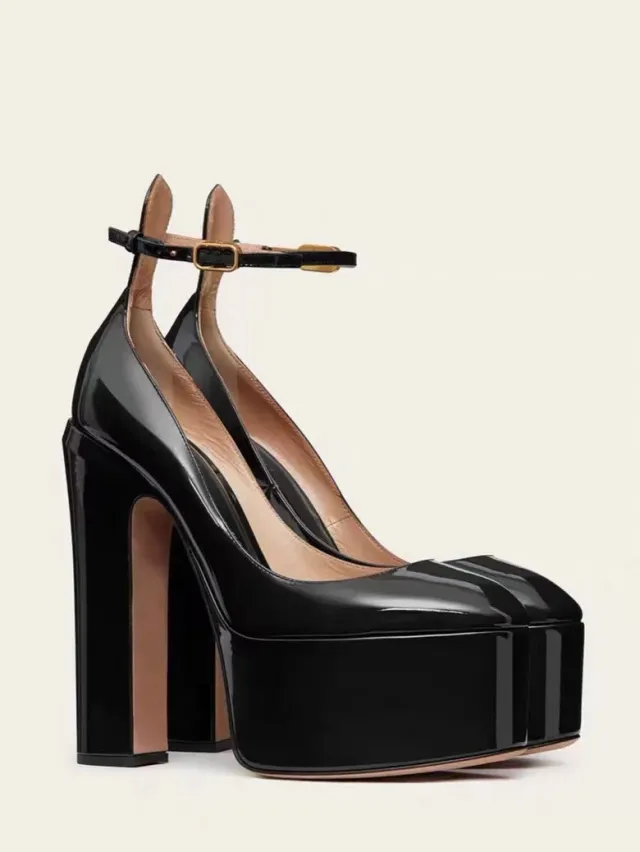 Hentian Tall Women's Shallow Mouth Shoes Black - Shop at LoveMi