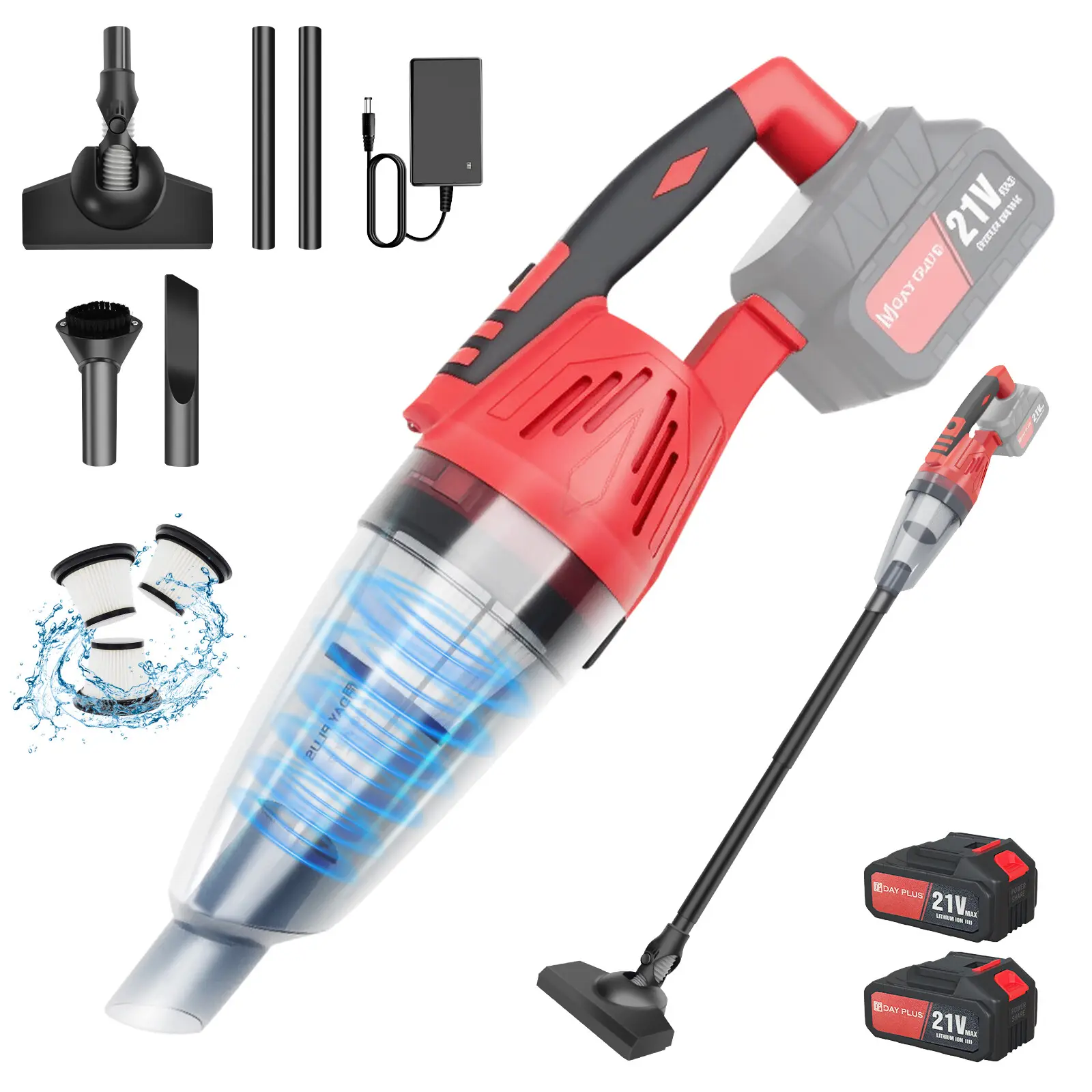 Powerful Car Vacuum Cleaner Wet Dry Cordless