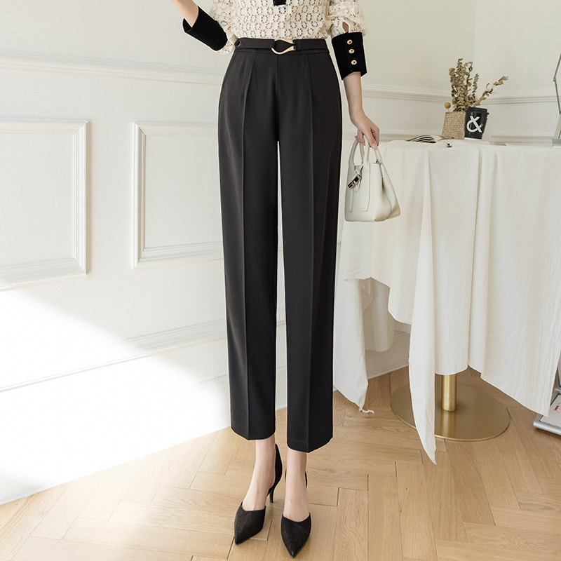 Title 6, Womens High-Waist Straight Loose Korean Style ...