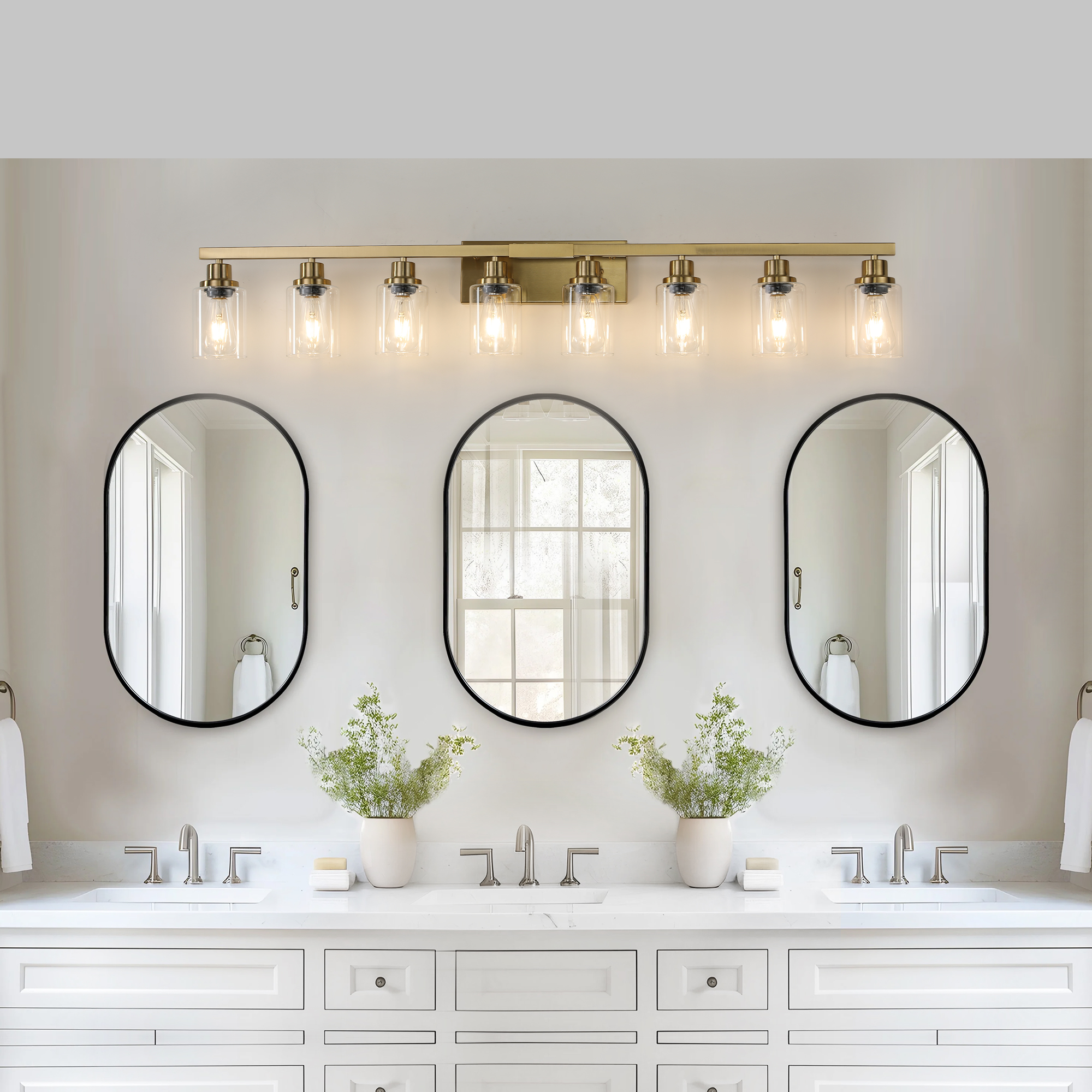 8-Light Vanity Light, picture 1 of 4