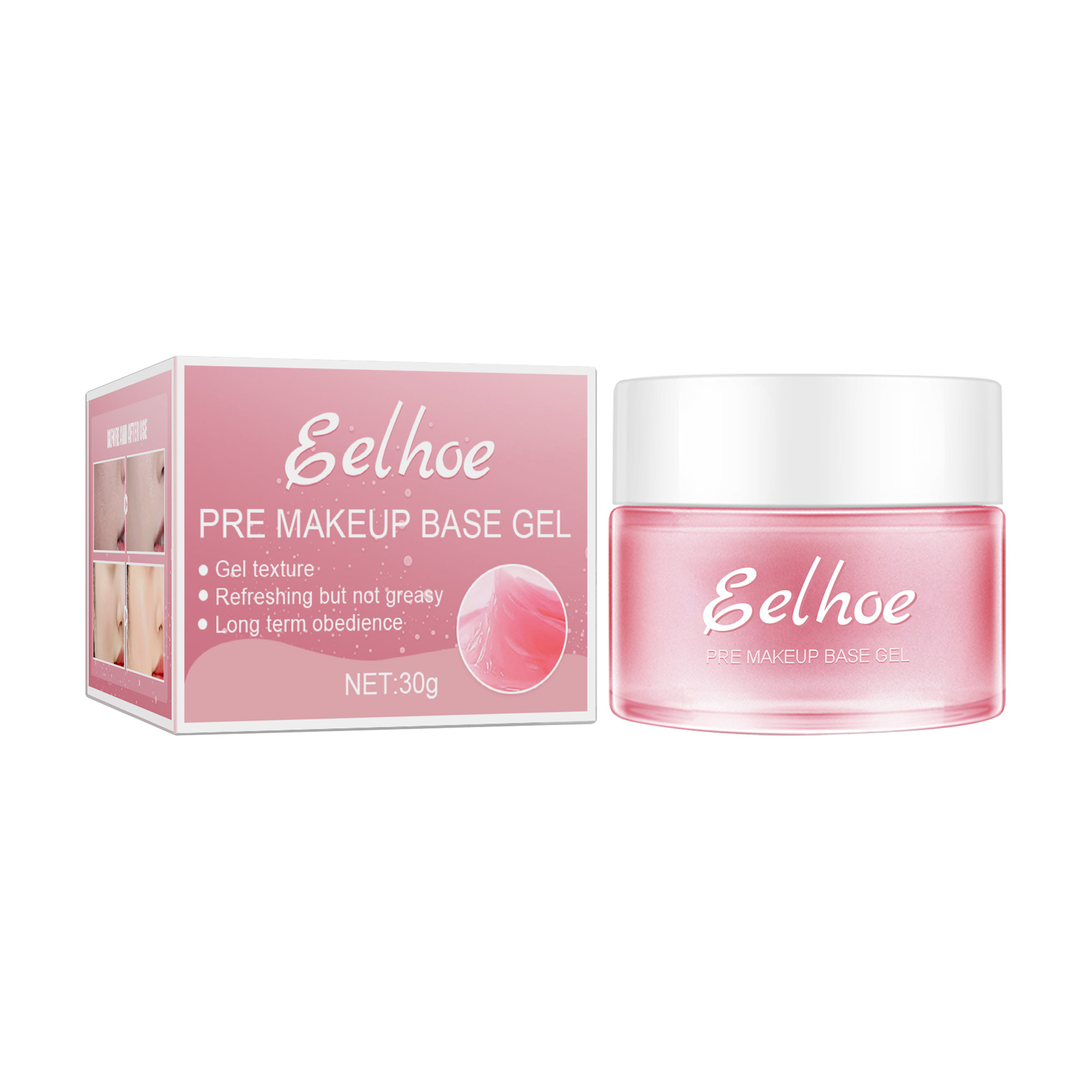 EELHOE Base Gel For Makeup, Pre makeup Moisturizing And Firming Skin Isolation Base Concealer Cream 3Pcs - Shop at LoveMi