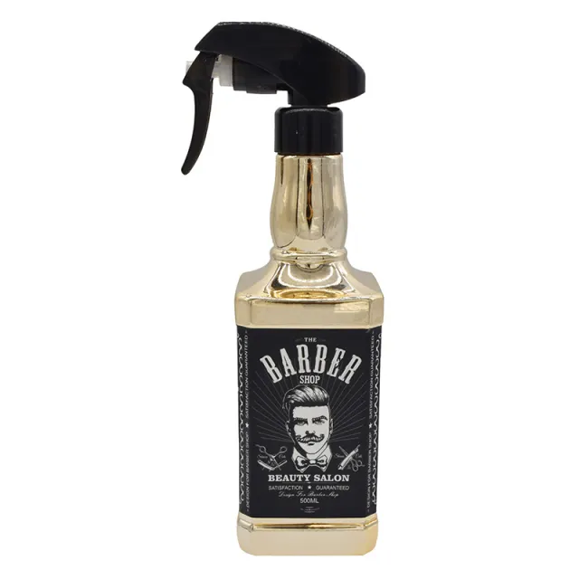 Hair Salon Sprinkling Can Spray Bottle 500ml Gold - Shop at LoveMi