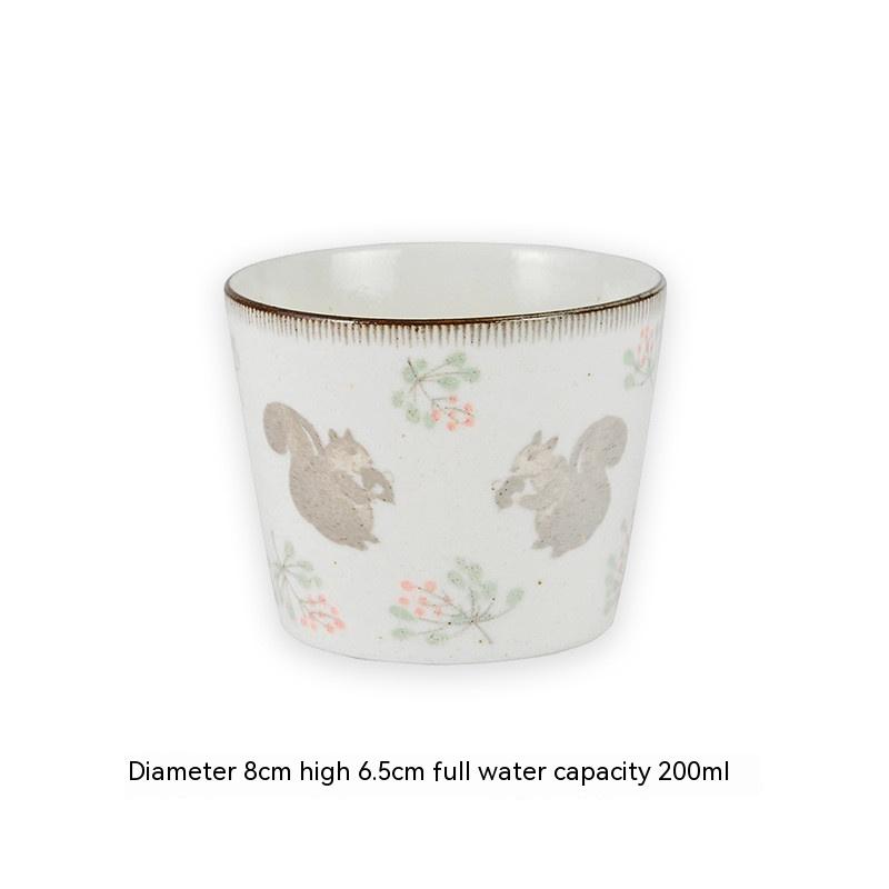 Flower Squirrel Teacup