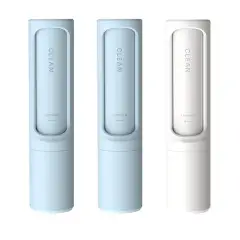 Rotating Cylinder Sticker Roller Electrostatic Brush Hair Removal Artifact Pet Hair Removal Brush Clothes Sticky Brush Hair Remover - Blue Blue White - View 1