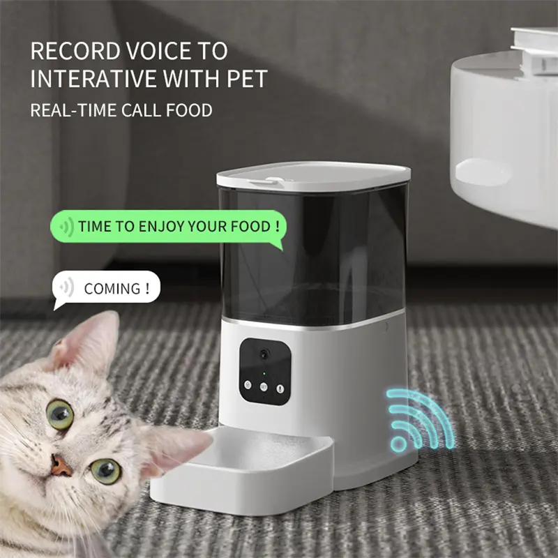Pet Automatic Feeder Large Capacity Smart Voice Recorder APP