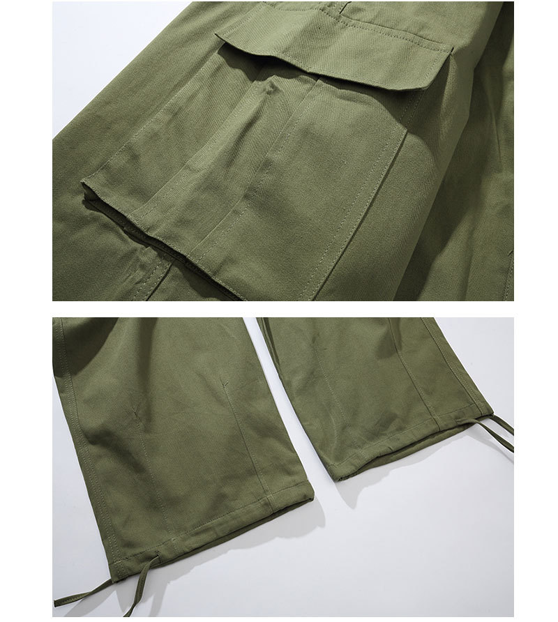 Title 8, Pantaloni cargo vintage arricciati a gamba drit...