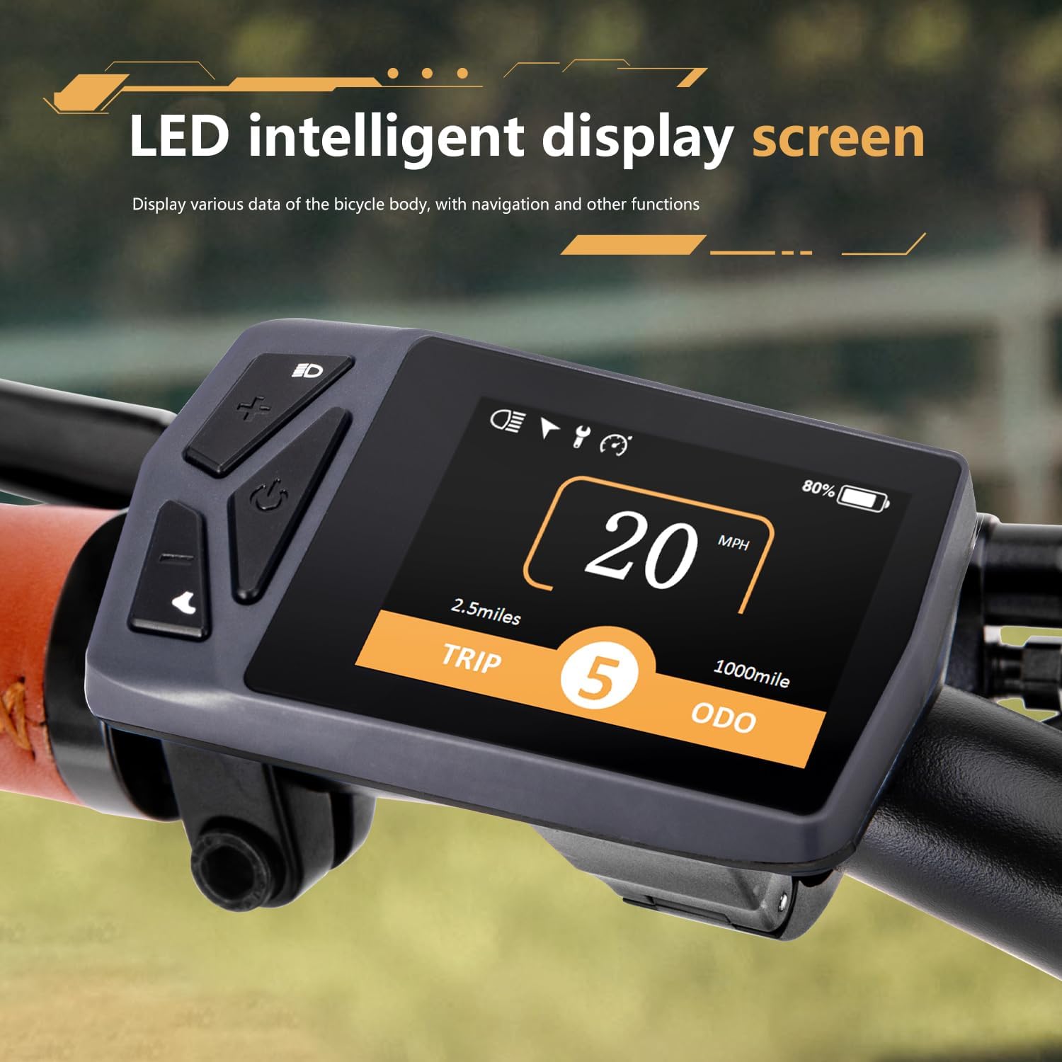 E-Bike, 1500W Peak Motor, Dual 48V 9.6Ah Batteries, 121-Mile Range, Carbon Fiber Frame, 25MPH, Hydraulic Brakes, IPS Display, Smart App