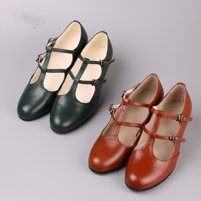 Women's Japanese Cowhide Handmade Retro Shoes