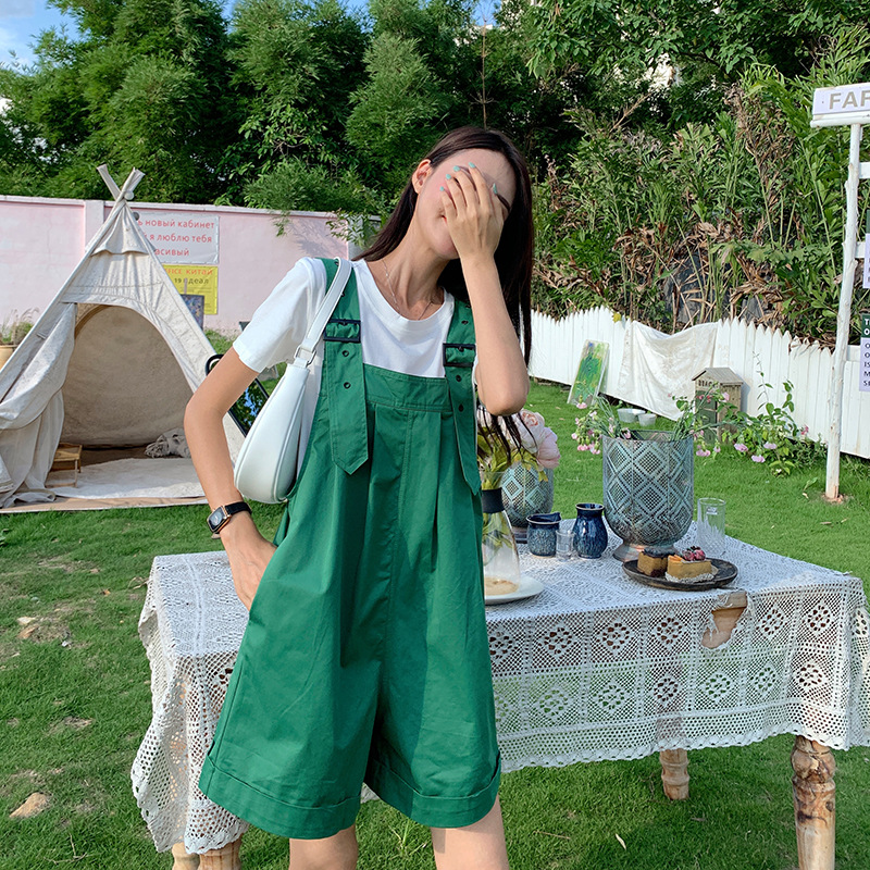 New Fashion Loose-fitting Five-point Pants Sweet And Spicy Jumpsuit Net Red Shorts