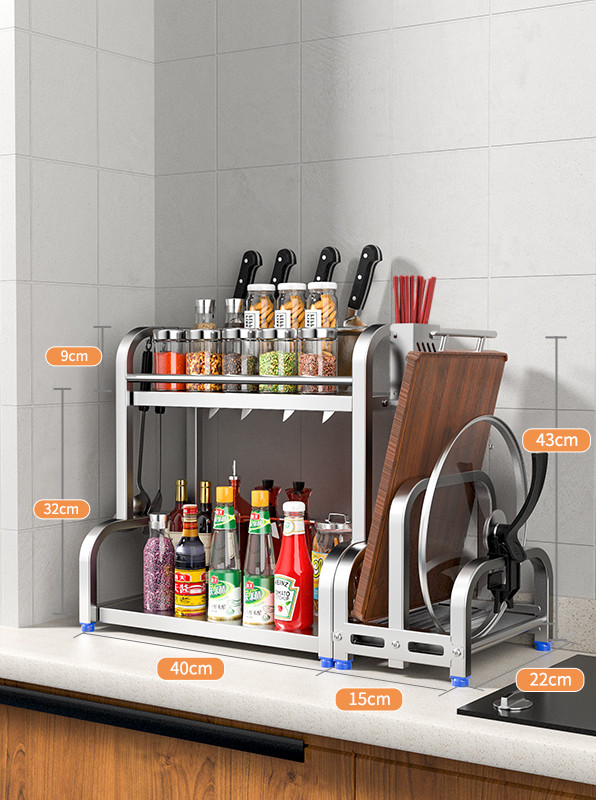 Title 17, Kitchen Seasoning Rack, Chopsticks, Knife Rack,...