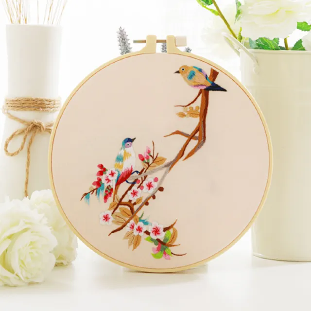 Flower And Bird Diy Hand Embroidery Material Bag - Shop at LoveMi