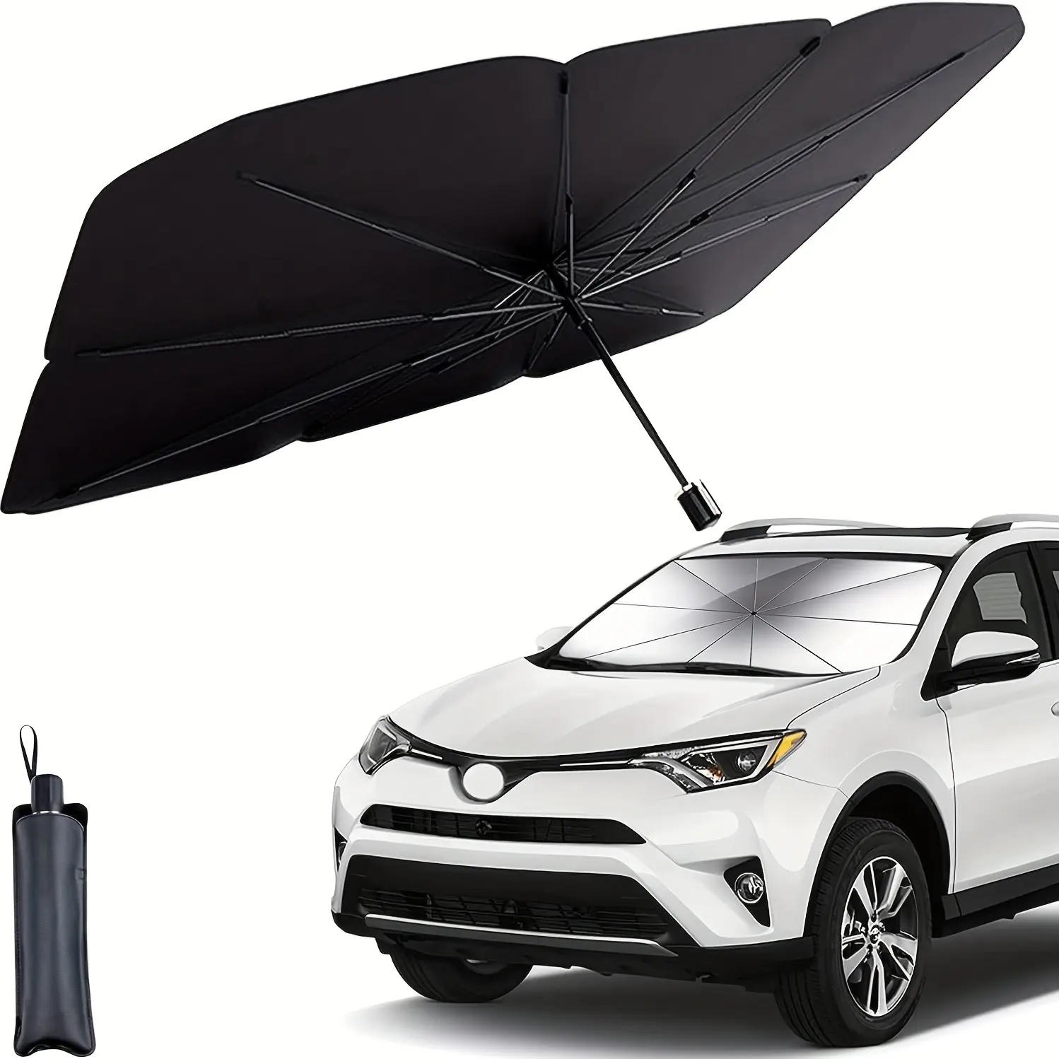 Foldable Car Windshield Sunshade Umbrella, Keep Vehicle