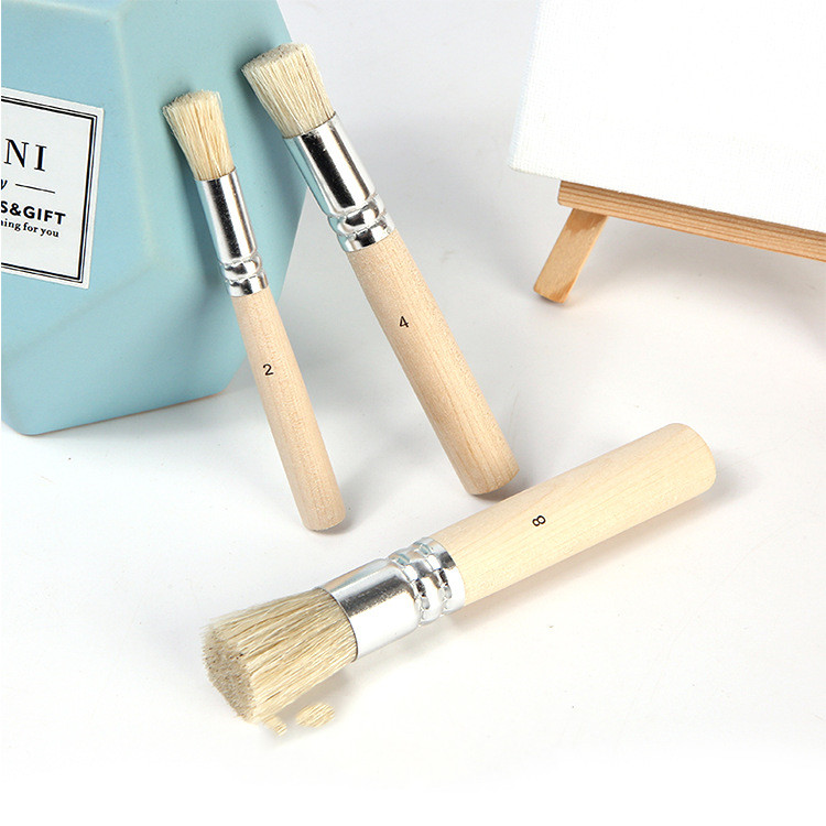 Oil Brush Bristle Board Pen Set