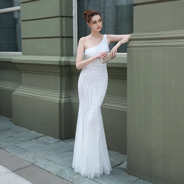 Fairy Fantasy Celebrity Party Evening Dress White - Shop at LoveMi