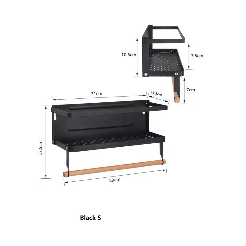 Title 5, Foldable kitchen magnetic iron art rack