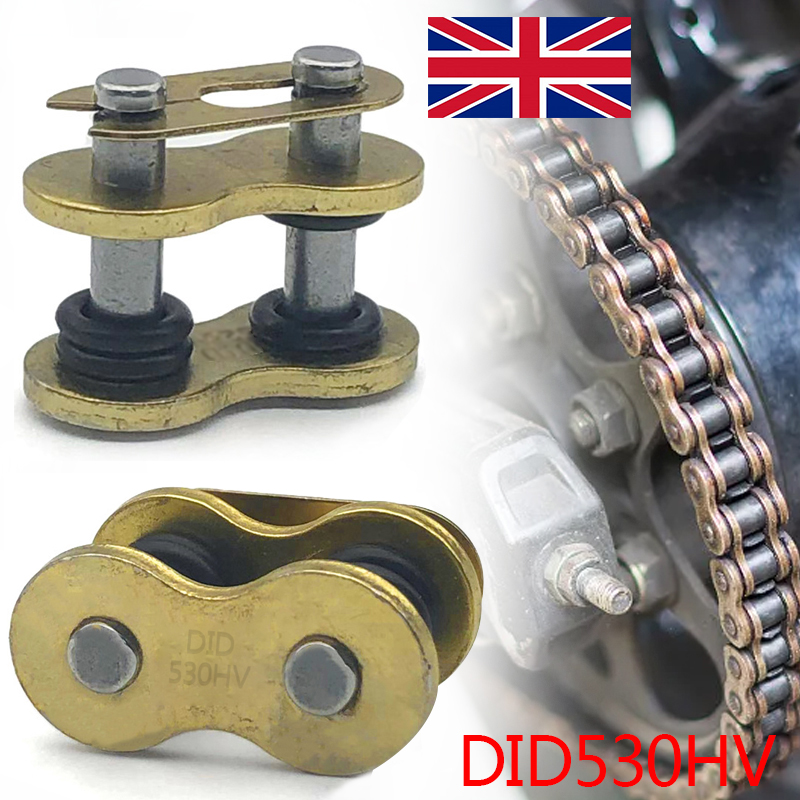 Rear Chain Link, Split Connecting Joining, 530 TVH Heavy Duty 'O' Ring GOLD UK