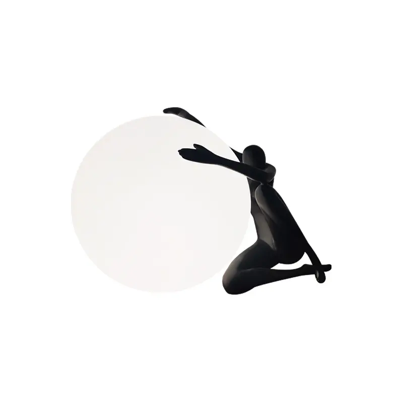 Creative Personality Bedside Lamp Round Ball Net