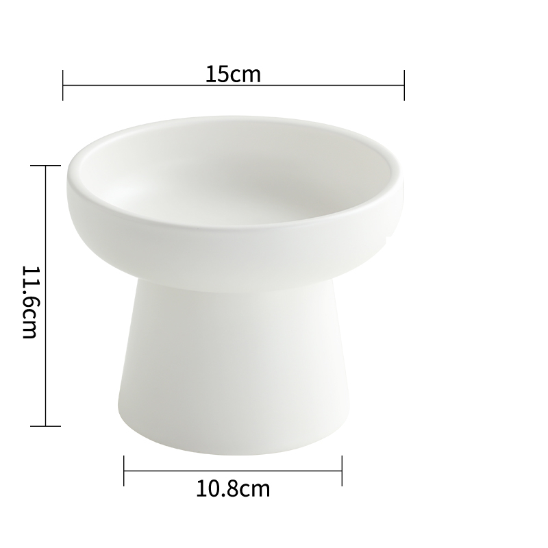 Large 15CM Matte White