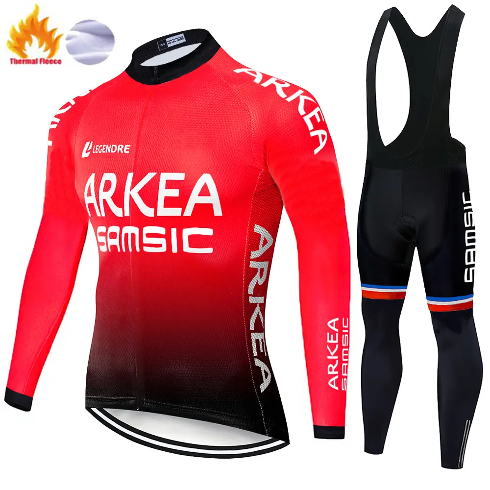 Fleece Short Sleeved Bib Cycling Jersey Suit
