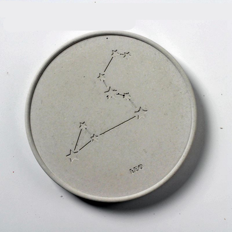 Title 5, Fair-faced Concrete Round Constellation Coaster...