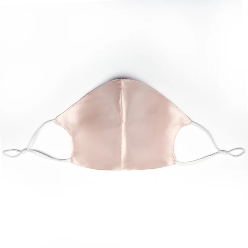Breathable Four Seasons Sunscreen And Dustproof Silk Mask - Pink