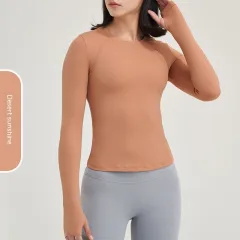 Yoga Clothes Women's Running Top - Desert Sunshine-Xl - View 1