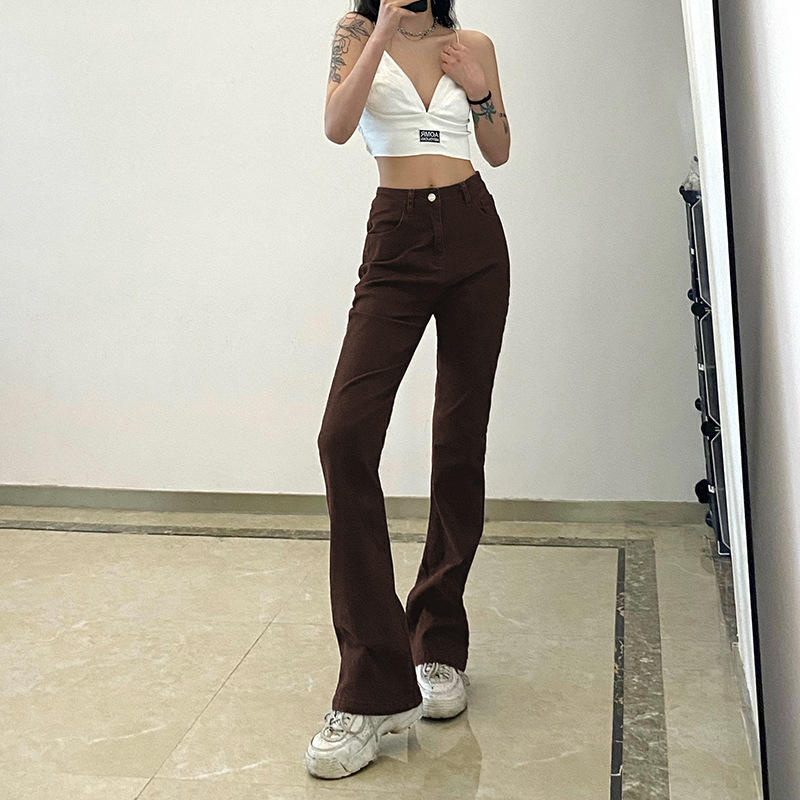 High-waisted Slim Slimming Hip Jeans