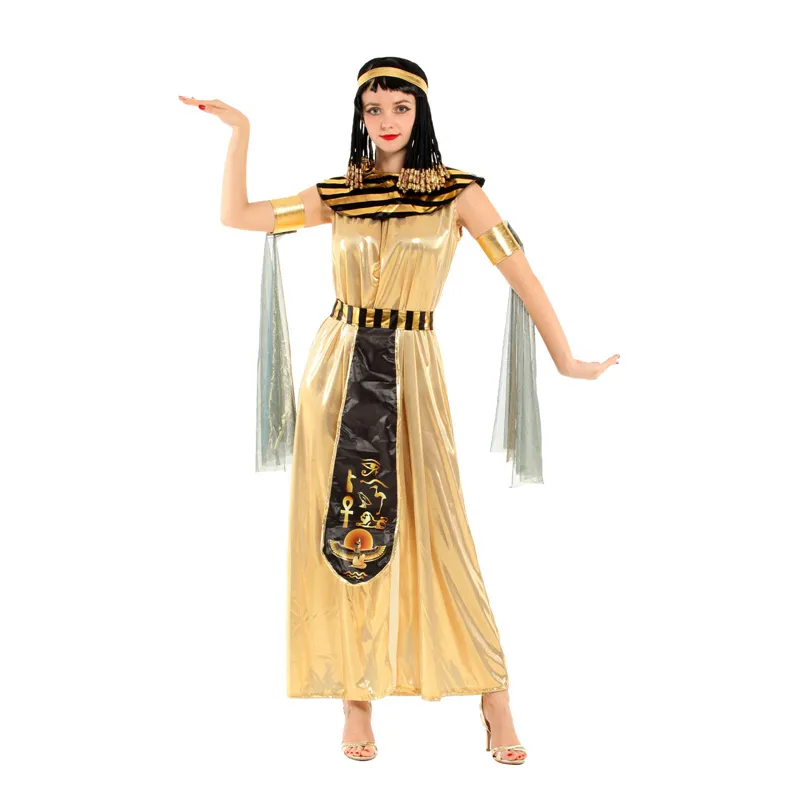 Halloween Cosplay Costume Masquerade Cleopatra Costumes Indian Queen Princess Costumes - A-M