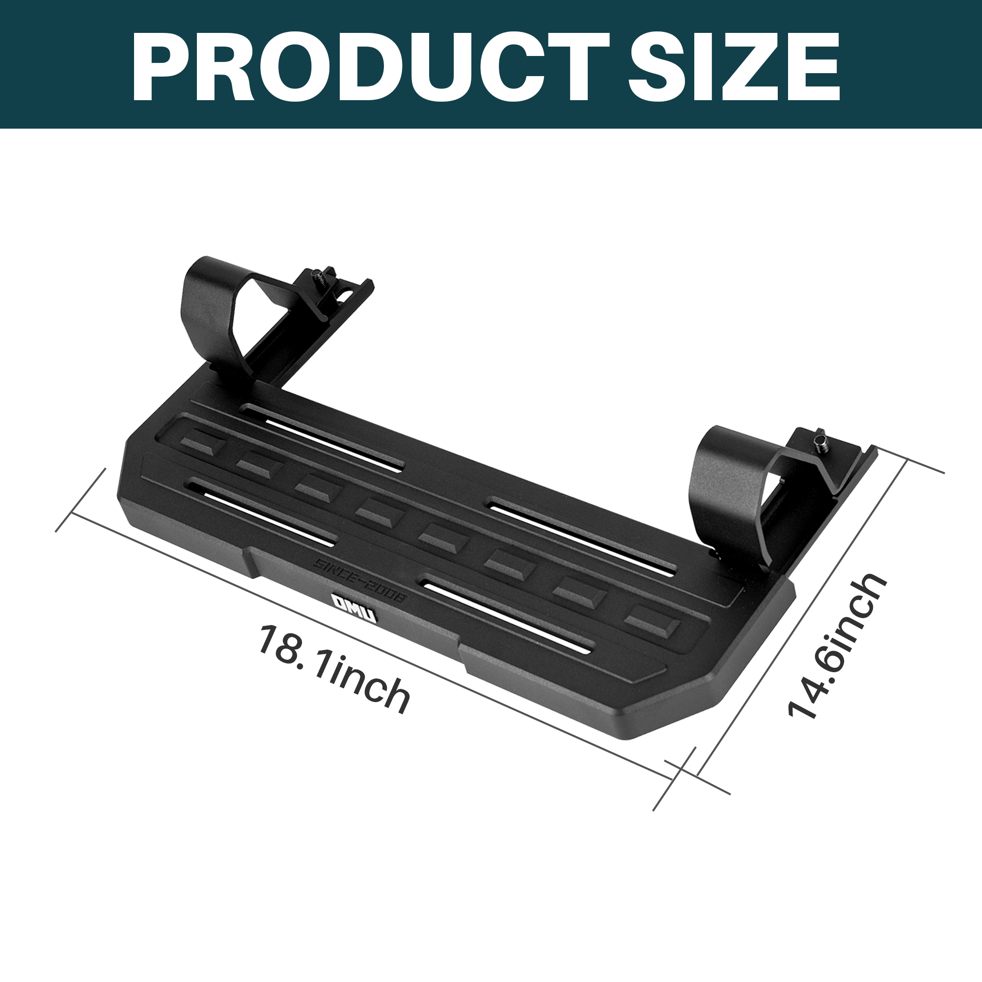 Side Steps For 2018 Wrangler JL 2 Doors Rubicon Only With OEM Rock Rails