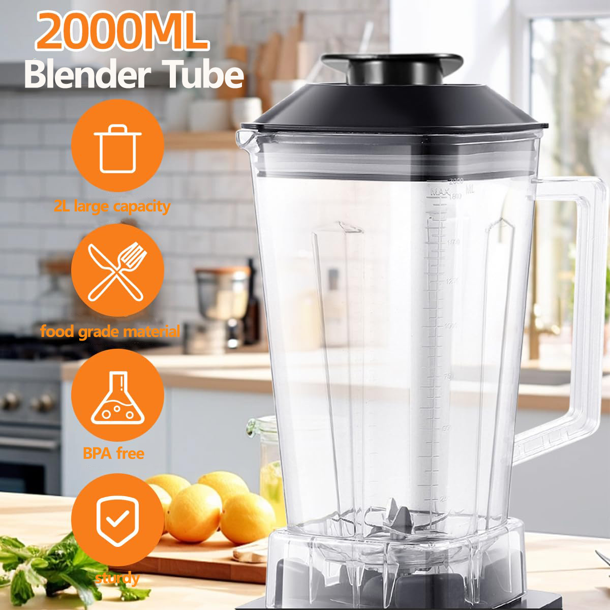 High-Speed Smoothie Blender With 2 Jugs - Professional Electric Mixer And Juicer