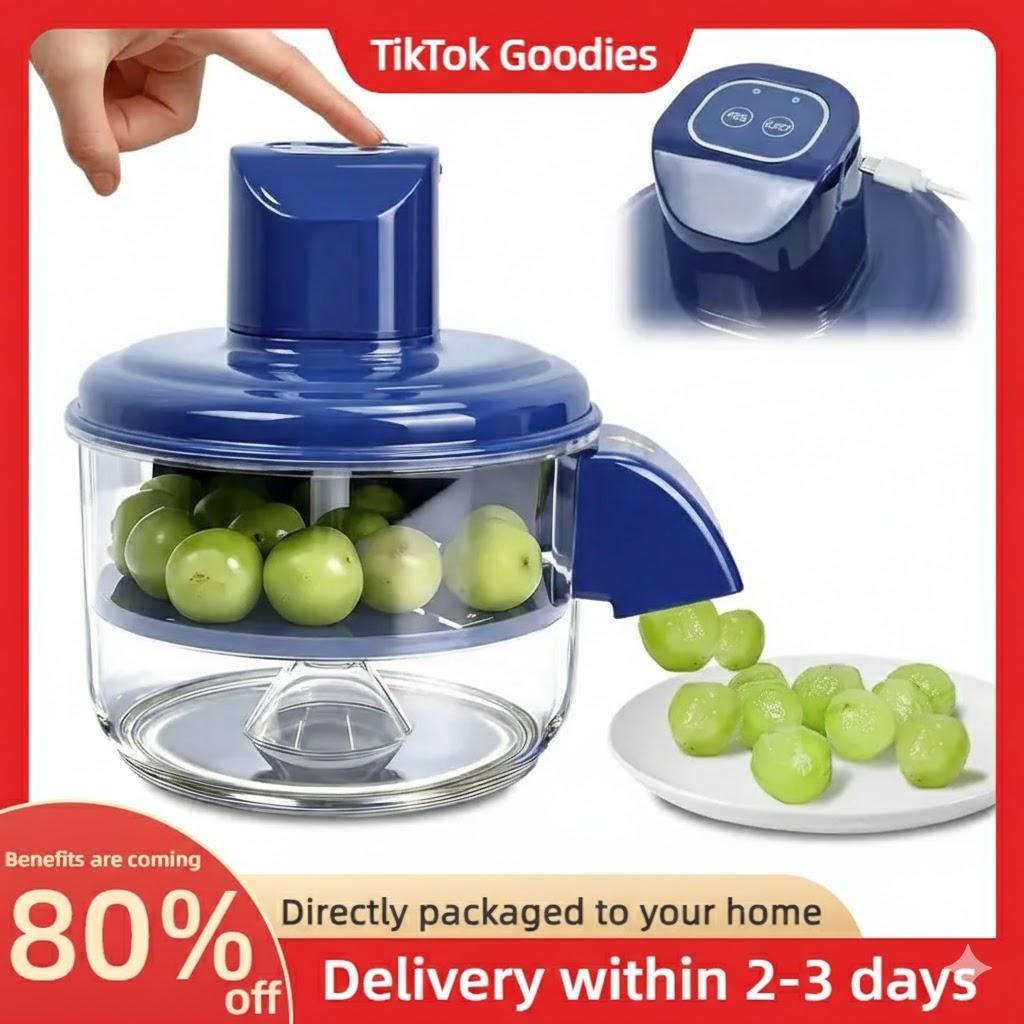 Portable Automatic Electric Fruit Peeler, Grape Peeler, Electric Garlic Peeler, Multi-functional Automatic Fruit And Vegetable Peeler