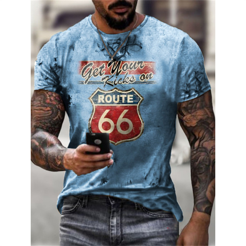 Title 3, Camiseta 3DT para hombre de cuello redondo, hol...