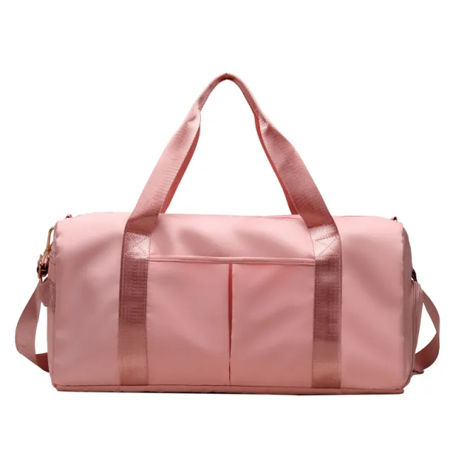 Fitness Sports Travel Bag Waterproof Duffel Weekender Bag For Women And Men Swim Gym Sholder Bag Pink - Shop at LoveMi