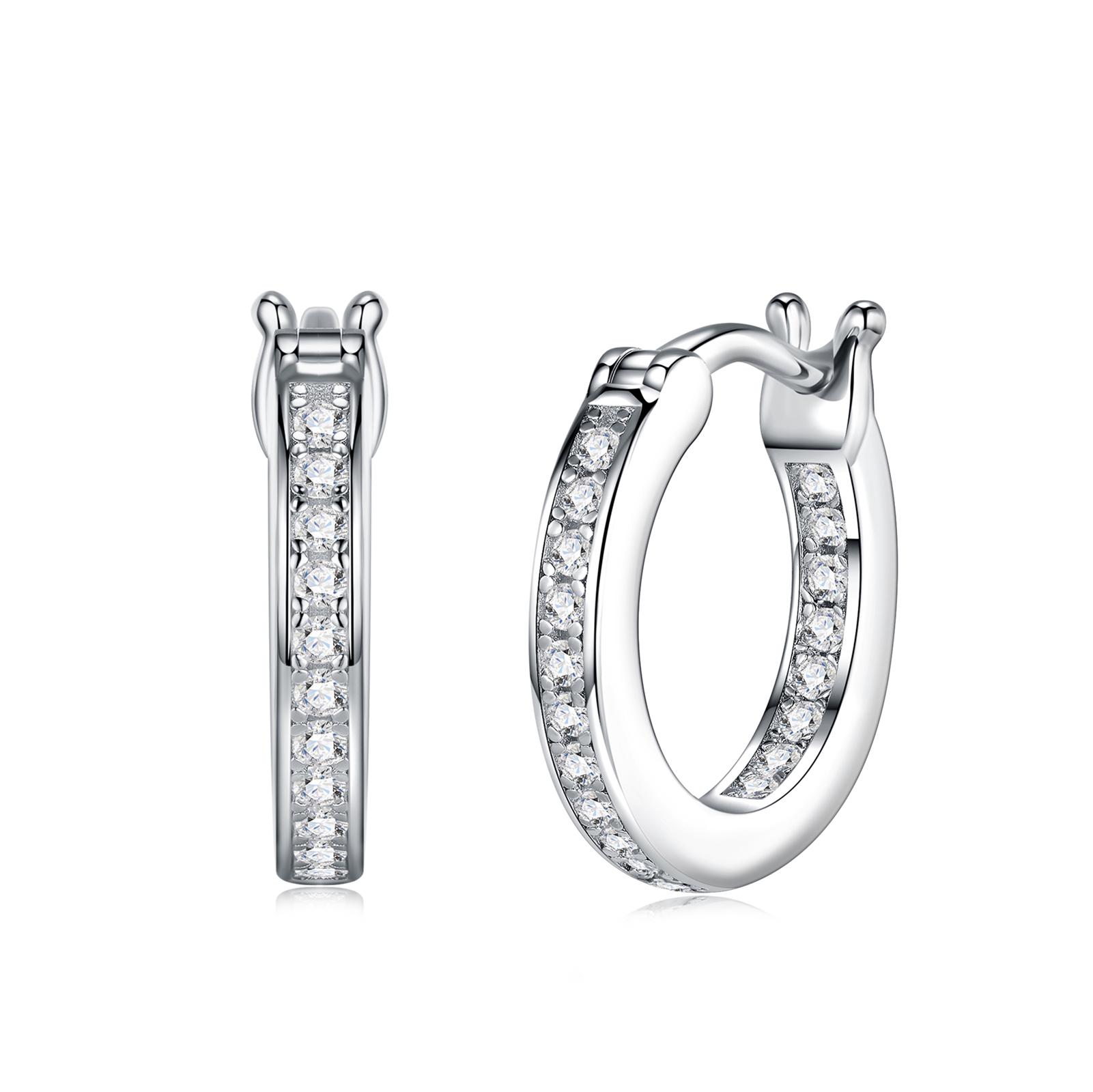 luksuslik minimalistlik moissanite kõrvarõngakomplekt