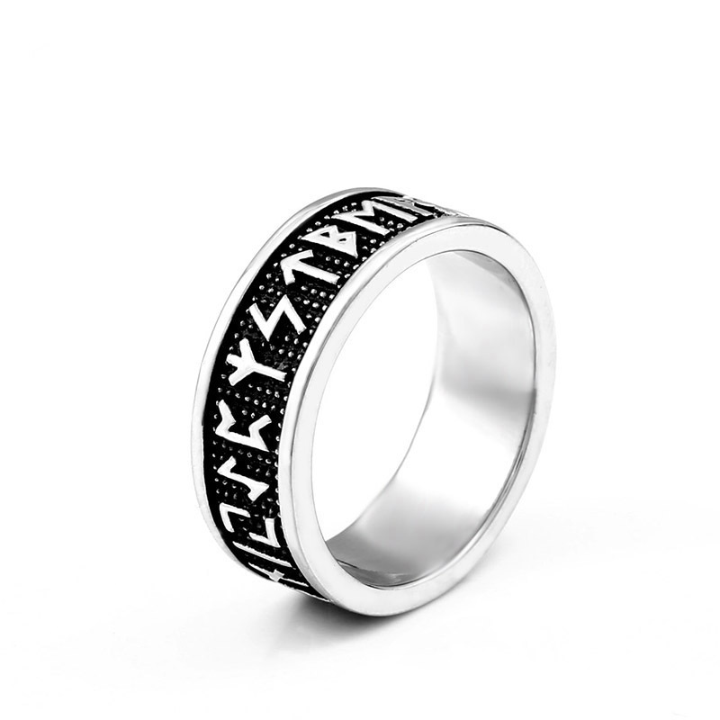 Iron Warrior European And American Men's Retro Personality Creative Stainless Steel Ring