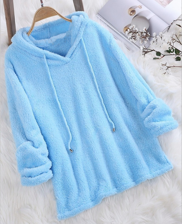 Title 4, Double-sided plush hoodie pajamas